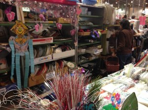 This is the 'bric-a-brac' department, which might be another way of saying ribbons, decorations, paper, party goods, and more.