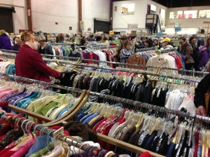 Ladies clothing, mens clothing, designer clothing...great deals if you're up for looking through all the racks.
