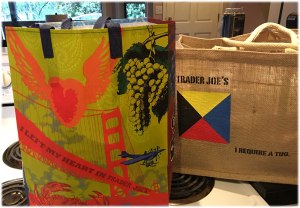 "Tourist bags" here in Sonoma/Napa ... don't leave home without them!